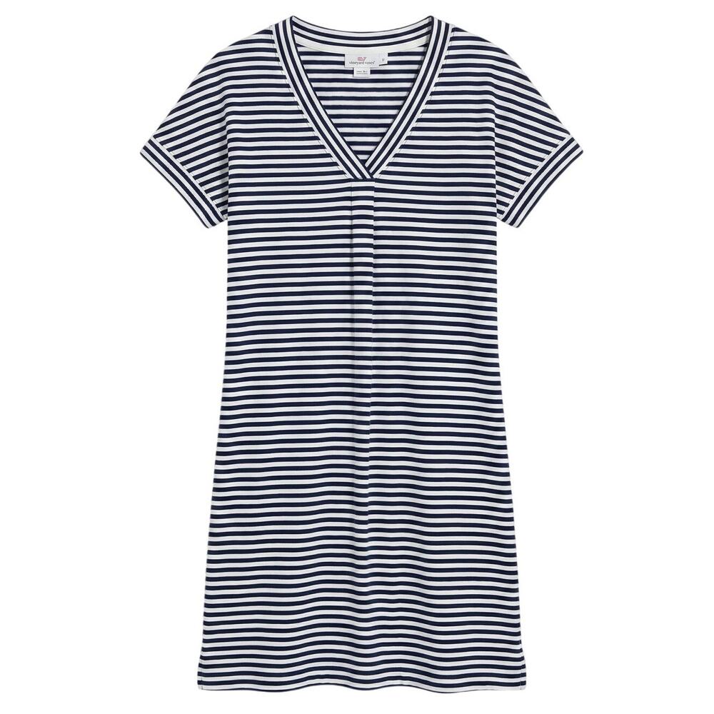 Vineyard Vines Womens S Preppy Coastal Nautical Old Money Staple Shift Dress